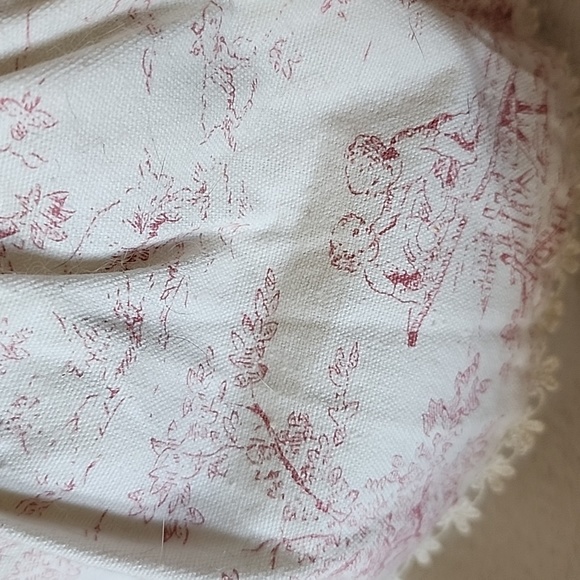 Standing Bunny w/Pearl Eyes, Ivory/Pink Dress - Picture 7 of 8